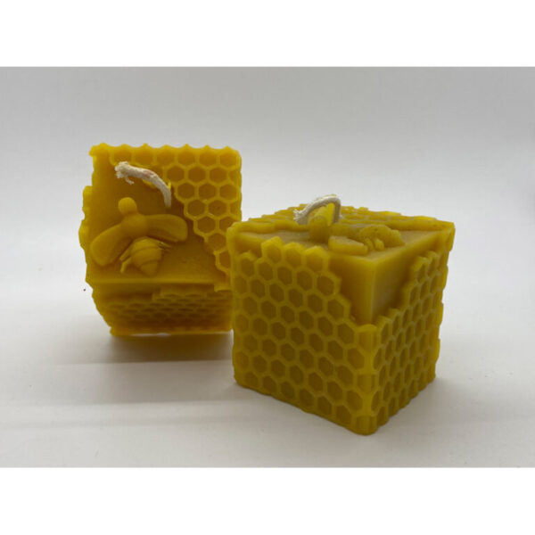 Honeycomb Cube Candle